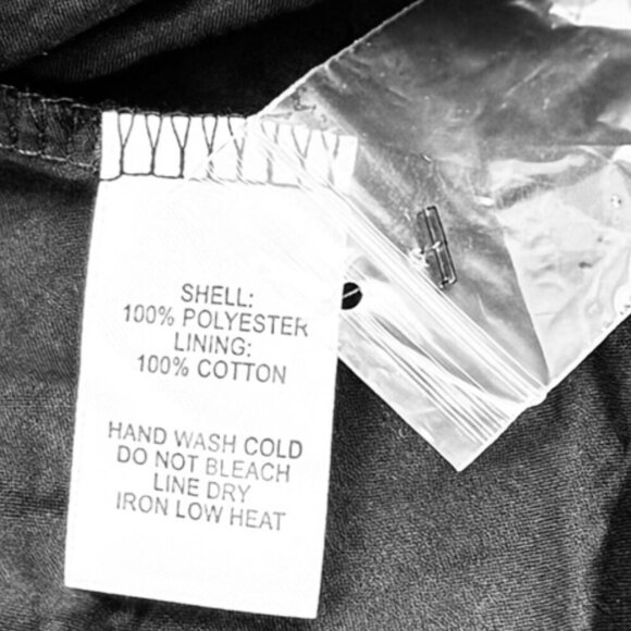 Lulus Black Tiered Textured Short Puff Sleeve Open Back Mini Dress Women's XL - Picture 6 of 7